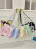 Bolso de hombro estilo japonés para chica, bolsa ita transparente, bolso cruzado de encaje cute JK, bolsa de mano para estudiante de gran capacidad