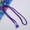 Cuerda Trenzada de Tres Hilos con Cuerda de Poliéster Cuerda Trenzada de Tres Hilos Taza de Agua Teléfono Móvil Cuerda Retorcida Diagonal Cuerda para Colgante de Bolsa de Tres Colores