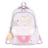Mochila Escolar para Meninas Alunos do Ensino Fundamental ins Asinhas Fofas Mochila Estrela Super Leve Grande Capacidade Mochila de Costas Duplas Atacado