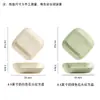 Prato de Cerâmica Doméstico 4/6 Estilo Creme Cor Combinando Prato Fundo Prato de Jantar Prato de Frutas Criativo Distinto Prato de Servir Prato de Servir Prato de Servir