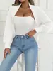 Comercio Exterior Otoño e Invierno Cárdigans para Mujer Ropa Europea y Americana Transfronteriza Chal Cálido Casual Holgado Chaqueta Suéter Irregular