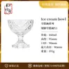 Copa de Helado Harmony House con Base de Pie, Bol de Postre de Vidrio, Taza de Vidrio para Helado, Pudín de Frutas con Yogur Estilo Ins