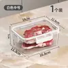 Fiambrera Compartimentada para Conservar Fresco Comida Fiambrera Caja Sellada Caja de Almacenamiento para Refrigerador Tarro Sellado Congelado con Tapa