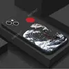Capa protetora de silicone popular estilo japonês com ondas de Kanagawa e peixes koi para iPhone 17, 16Pro capa de telefone antichoque de cobertura total