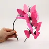 Diadema de Guirnalda de la Selva Amazónica Exagerada Accesorios para el Cabello de Novia Estilo Mariposa Estudio Fotográfico Pasarela Escenario Accesorios Diadema