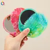 Qiyue Peine Espejo con Patrón de Mármol para Ps Transfronterizo Peine Espejo Multifuncional Peine para el Cabello Versátil Antiestático Accesorios para el Cabello Venta al por Mayor