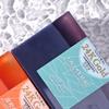 Sabonete masculino artesanal de cedro atlântico com folha dourada de 150g, hidratante, de limpeza e refrescante, controle de oleosidade, limpeza e banho