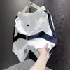 Estilo Nuevo de Verano Diseño de Retazos Estilo Americano Shorts Casuales para Hombre, Marca de Moda, Corte Holgado, Versátil, Transpirables, de Secado Rápido, Shorts Deportivos
