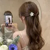 Exquisito Pasador de Flor con Pedrería para Mujer, Pasador de Lado de Gama Alta, Pasador de Princesa, Accesorio para el Cabello