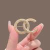 Broche Estilo Chanel Sentido de Alta Gama Nicho Traje Camisa de Alta Gama Aguja Pin Exquisito Chapado en Oro Accesorios para Ropa Cárdigan
