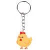 Chaveiro de Fazenda Animais Pequenos PVC Pônei Cordeiro Decoração Presente Transfronteiriço Amazon AliExpress Chaveiro Animal