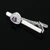 Abotoaduras de Cristal Zircônia Europeias e Americanas Cravejadas com Diamantes para Camisas Sociais Masculinas e Femininas Botões para Punho Francês Acessórios de Clipes de Gravata Caixas de Presente