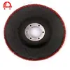 Haolin 75 cubierta pequeña cien hojas tela de esmeril rueda de pulido cubierta de red de hoja de cien páginas cubierta de hierro red de calcinación impulsor
