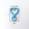 Hebilla de Resorte Corazón Colorido Cadena para Teléfono Móvil Colgante para Bolso Lindo Accesorios Universales Hechos a Mano DIY Cielo Estrellado Creativo Hecho a Mano