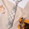 Corbata Jk Cuadros Rojos Decoración de Graduación Femenina Estilo Universitario Estudiante Corbata de Moño Infantil Gratis Camisa Camisa