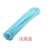 En Stock Palitos Retorcidos Color Único 100 Piezas DIY Hecho a Mano Juguetes Educativos Manualidades para Niños Tallos de Chenilla Venta Directa de Fábrica