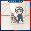 Llavero Acrílico Personalizado Señal de Calle Fuego Policía de Tránsito Policía Soldado Hermano Dibujos Animados Animación Mochila de Viaje Colgante Pequeño