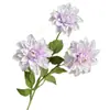 Flores artificiales para bodas, dalia degradada, decoración de habitación de bodas, arreglo floral, decoración suave, comercio exterior, decoración del hogar transfronteriza, flores artificiales para ramos de novia