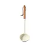 Cabo de Madeira de Acácia Espátula de Silicone Conjunto de Utensílios de Cozinha Conjunto de 7 Peças Espátula de Cozinha Resistente a Altas Temperaturas Colher de Sopa Cozinha Diária