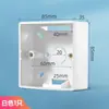 Caja Base de Montaje Superficial, Caja de Conexiones, Caja de Cableado, Caja Empotrada, Panel de Interruptor y Enchufe Empotrado Tipo 86, Caja de Montaje Superficial