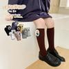 Calcetines para Niñas Primavera y Verano Clase A Delgados para Pantorrilla Algodón Peinado Estilo Coreano Lolita Estilo Princesa Calcetines de Felpa