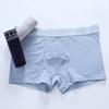Ropa interior japonesa de tiro medio para hombre sin estampado, bóxer modal transpirable, talla grande Mark, venta al por mayor de fábrica de bóxers