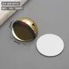 Tope de puerta superior de acero inoxidable sin perforaciones Tope de puerta de succión al suelo tipo Tortuga con resistencia magnética para puerta, goma gruesa anticolisión, tope de puerta montado en el suelo