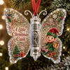 Novo Produto de Natal Presente em Dinheiro de Natal Borboleta de Natal Borboleta Acrílica Clipe de Presente Ornamento