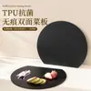 Tabla de cortar anti-moho en stock para uso doméstico, tabla de cortar plegable de TPU, tabla de cortar semicircular, tabla de cortar antibacterial de doble cara para cocina