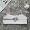 Ropa interior para el desarrollo de niñas, Camisola de algodón para niñas jóvenes, Chalecos para niños pequeños, medianos y grandes, Camisetas sin mangas de algodón para niñas pequeñas, Transfronterizo