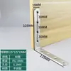 Suporte de Ângulo de Aço Inoxidável 90 Graus Fixador de Ângulo Reto Cantoneira de Ferro Suporte Triangular de Ferro Peça Conectora de Ferragens
