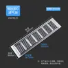 Aleación de Aluminio Rectangular Malla Transpirable Zapatero Armario Mueble Gabinete Agujero de Ventilación Cubierta Decorativa Rejilla de Ventilación Venta al por Mayor