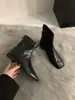 Botines retro de estilo coreano para mujer, de ante, puntera cuadrada, versátiles, con tacón grueso, perfectos para otoño e invierno