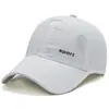 Boné masculino de secagem rápida, macio, à prova de sol, verão, casual, boné de pico, borda perfurada, boné esportivo ao ar livre, boné de beisebol para corrida