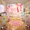 Propuesta Decoración Interior Día de San Valentín Atmósfera Romántica Accesorios Escena de Confesión Decoración de Ceremonia Suministros Fondo Tablero Kt