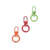 Kit de llavero con anilla de resorte de color caramelo y cadena para puerta, llavero con pintura de color, accesorios de bricolaje, hebilla colgante