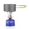 Venta Caliente de Amazon Picnic Camping Estufa Mini Integrada con Chispa Electrónica Estufa de Bolsillo Portátil