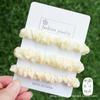 Versión coreana de dulce banda elástica alta para el cabello de intestino delgado, bola para el cabello, cuerda de goma para niñas, joyería pequeña, cuerda para la cabeza al por mayor