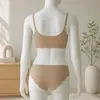 Conjunto de Sujetador sin Costuras con Tirantes y Braguitas para Niña Zhanrun Cross-Border BR17 DS04, el Más Vendido en Europa y América, con Almohadillas en el Pecho