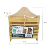 Caja para palillos almacenamiento de palillos de mesa montada en la pared con tapa caja para palillos largos caja para palillos de plástico tienda departamental al por mayor