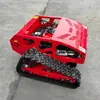 Cortacésped de Gasolina y Diésel Control Remoto Tipo Oruga, Máquina Desmalezadora para Jardín y Huerto, Cortacésped Universal Todo Terreno