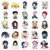 50 Adesivos Demon Slayer Versão Q Anime Mangá Japonês Criativo Guka Decoração de Caderno Copo d'Água Celular Computador