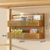 Estante de almacenamiento para dormitorio, cesta colgante de mesita de noche, cesta de almacenamiento para litera de dormitorio, herramienta de almacenamiento colgante tipo gancho montada en la pared