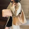 Bolso Tejido Vintage Transfronterizo 2025 Nuevo de Moda Versátil Bolso Tote Casual Gran Capacidad Bolso de Hombro Madre e Hija