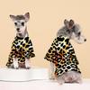 Comercio exterior nuevo ropa de dos patas con estampado de leopardo para perro ropa para mascotas pequeñas y medianas oso bomei koji oso teddy venta al por mayor