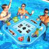 Mesa de Juego Flotante de Agua Grande de Venta Caliente Transfronteriza al por Mayor de Fábrica Ajedrez de Agua y Mesa de Póquer con Cartas Mesa de Juego de Billar