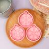 Serie de Bolas de Nieve Navideñas Molde para Galletas Copo de Nieve Bola de Cristal Molde para Galletas Navideñas 3D Impresión de Simulación DIY