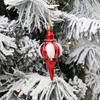 Pingente de cabaça decorações de árvore de Natal galvanizado plástico pintado bola atmosfera pano transfronteiriço cadeia de suprimentos atacado Natal