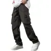 Pantalones de Trabajo Casuales Multibolsillos de Comercio Exterior Transfronterizo para Hombre, Nuevo Estilo Primavera/Verano/Otoño, Pantalones Largos Rectos Holgados, Al por Mayor en Stock