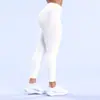 Calça de cintura baixa sem costura de nove pontos com franzidos na cintura e levantamento de quadril, três seções, para Amazon, calça de yoga, calça fitness